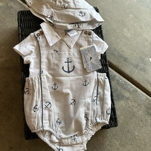 Baby Tommy Bahama Matching Set - NEW WITH TAGS - Size 3-6 MO